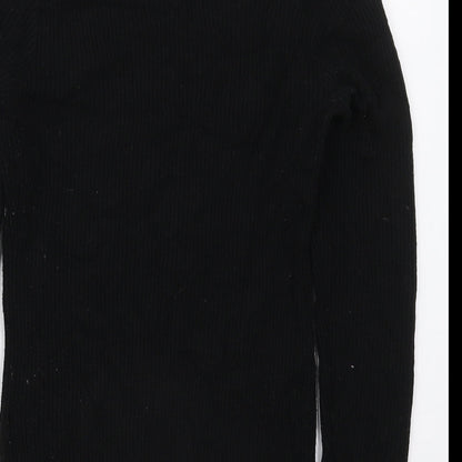 Womens UK Size 10 New Look Black Pullover Jumper