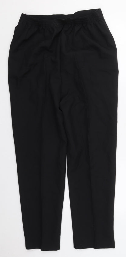 Saira of Manchester Womens Black  Polyester Trousers  Size 16 L28 in Regular