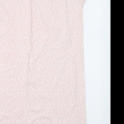Core De Moi Womens Pink Geometric Cotton Top Dress Size 12   - Bow Print