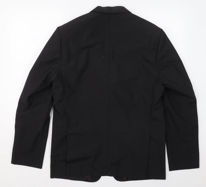 Mens UK Size 40 Preworn Regular Black Suit Jacket