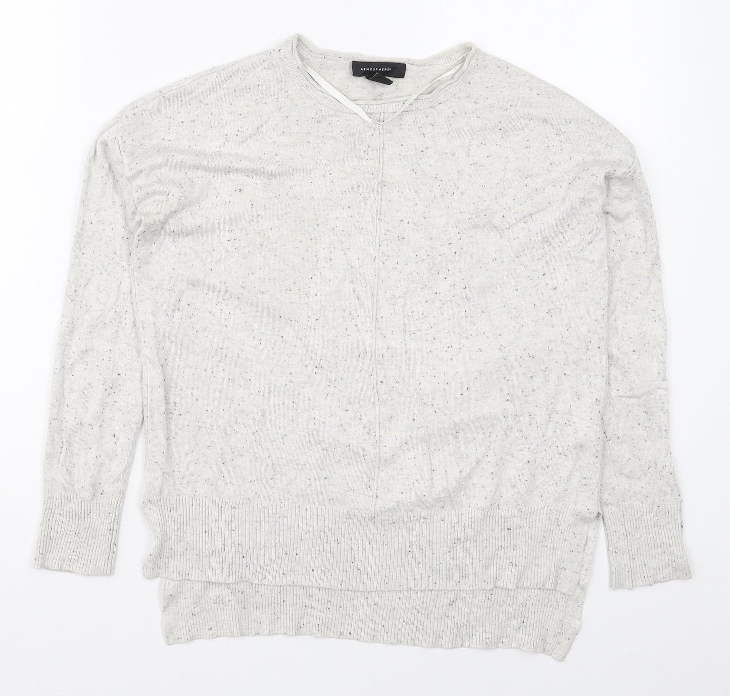 Womens UK Size 8 Atmosphere Grey Pullover Jumper