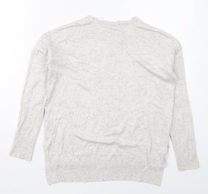 Womens UK Size 8 Atmosphere Grey Pullover Jumper