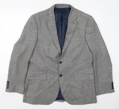 Mens UK Size 42 Marks and Spencer Regular Grey Suit Jacket