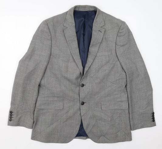 Mens UK Size 42 Marks and Spencer Regular Grey Suit Jacket
