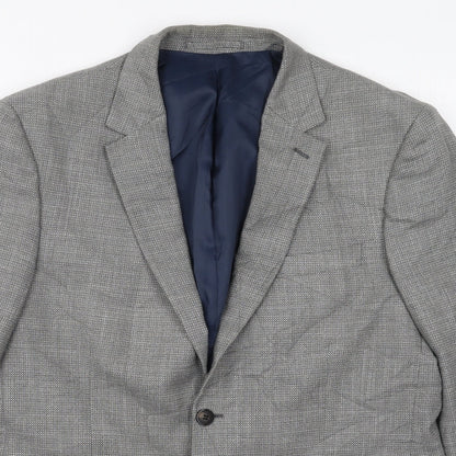 Mens UK Size 42 Marks and Spencer Regular Grey Suit Jacket