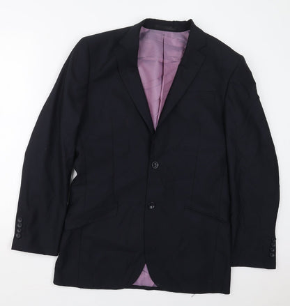 Mens UK Size 38 Butler & Webb Regular Blue Suit Jacket