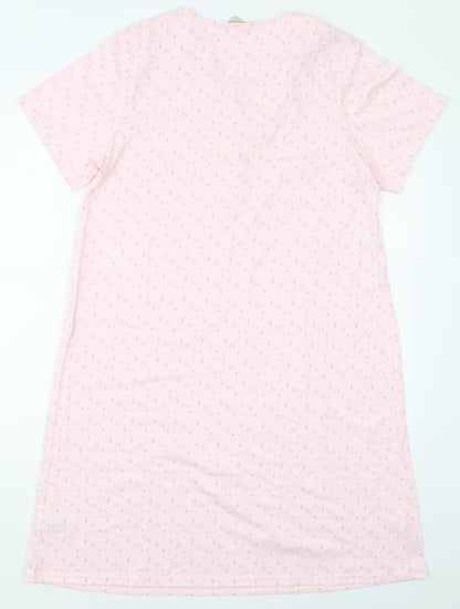 Matalan Womens Pink Floral Polyester Top Dress Size 12