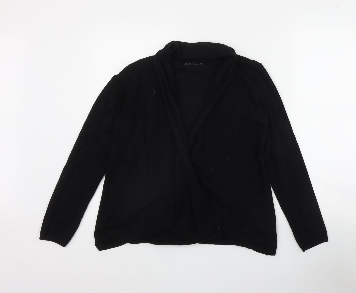 Womens UK Size M Dunnes Stores Black Cardigan Jumper
