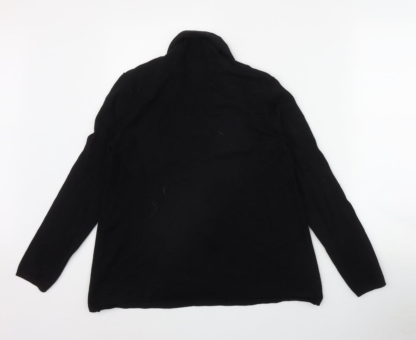 Womens UK Size M Dunnes Stores Black Cardigan Jumper