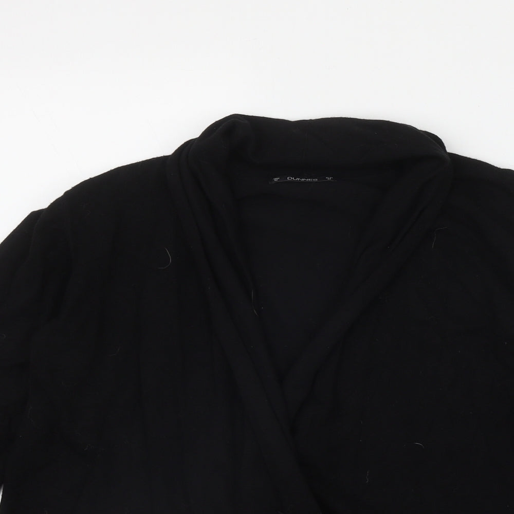 Womens UK Size M Dunnes Stores Black Cardigan Jumper