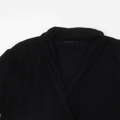 Womens UK Size M Dunnes Stores Black Cardigan Jumper