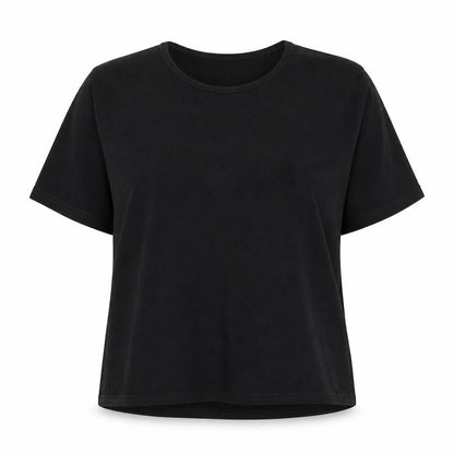 Essentials Womens Black  Polyester Jersey Blouse Size 16 Round Neck