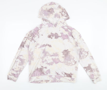 Jeff & Co Womens Multicoloured  Polyester Pullover Hoodie Size 10  Pullover