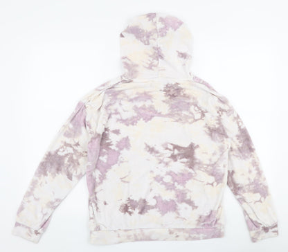 Jeff & Co Womens Multicoloured  Polyester Pullover Hoodie Size 10  Pullover