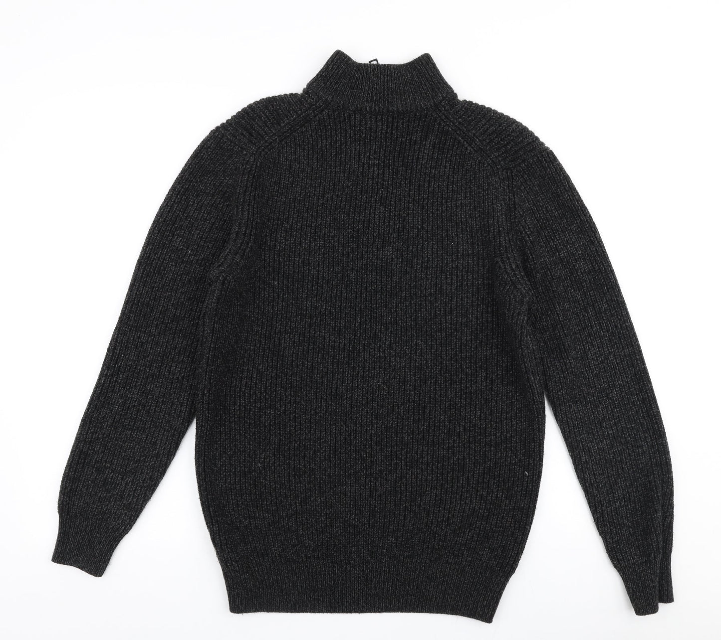 NEXT Mens Grey High Neck  Acrylic Pullover Jumper Size M