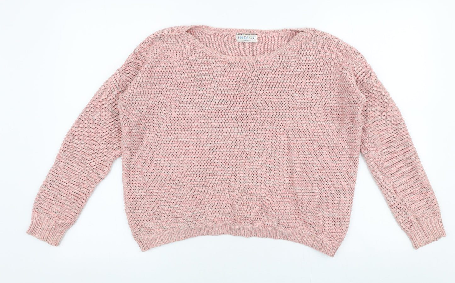 Womens UK Size 12 Marks and Spencer Pink Pullover Jumper