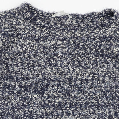 Womens UK Size L Pebble Bay Blue Pullover Jumper