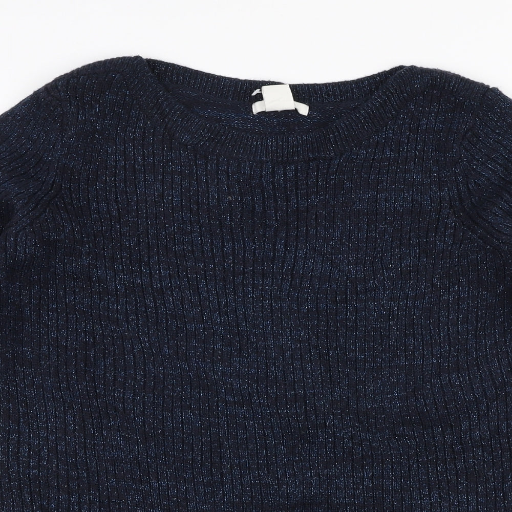 Womens UK Size S H&M Blue Pullover Jumper