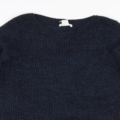 Womens UK Size S H&M Blue Pullover Jumper