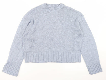Womens UK Size S New Look Blue Pullover Jumper