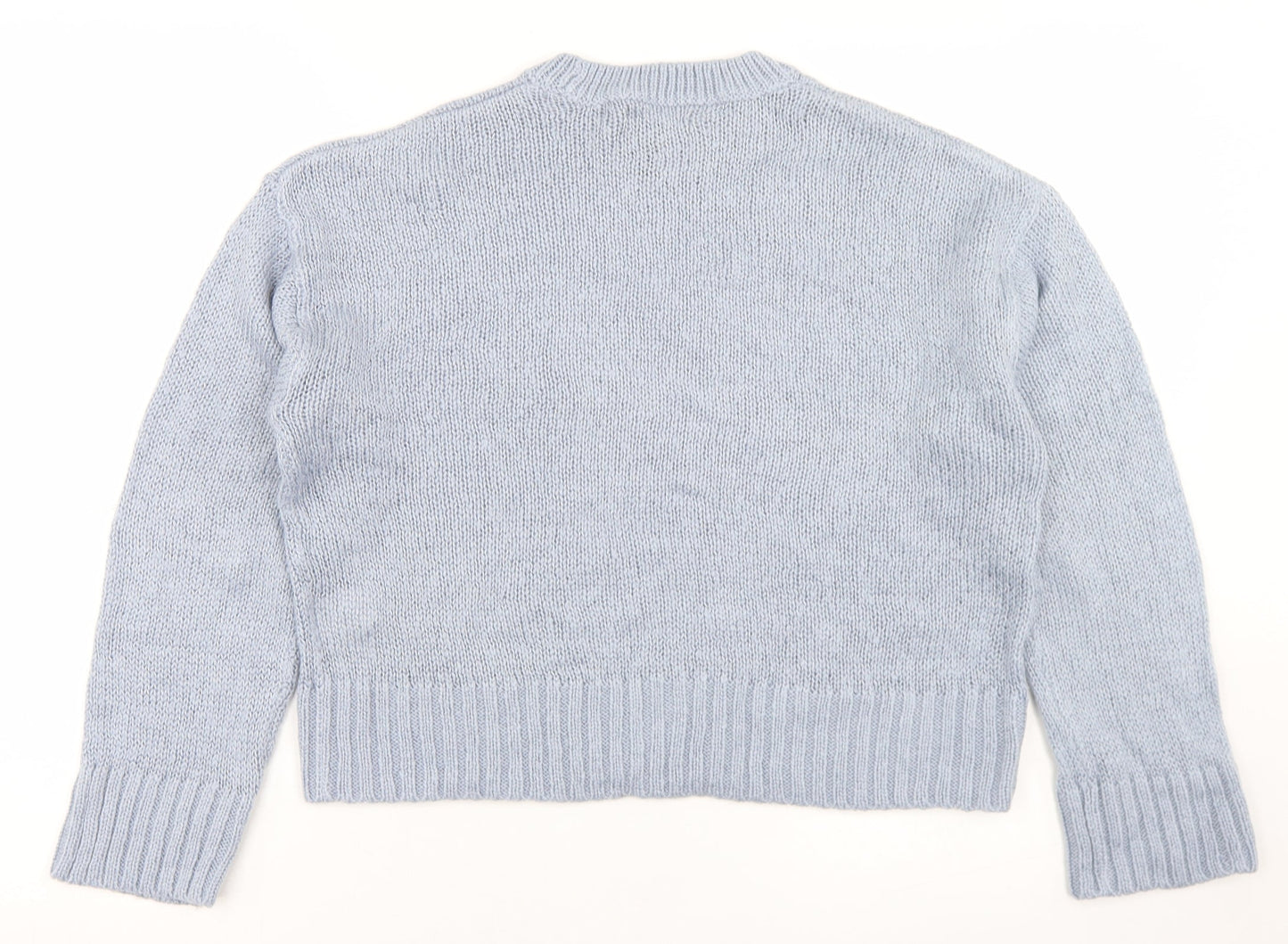 Womens UK Size S New Look Blue Pullover Jumper