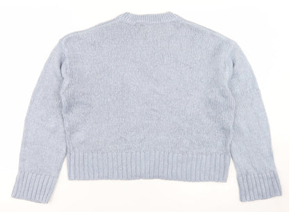 Womens UK Size S New Look Blue Pullover Jumper