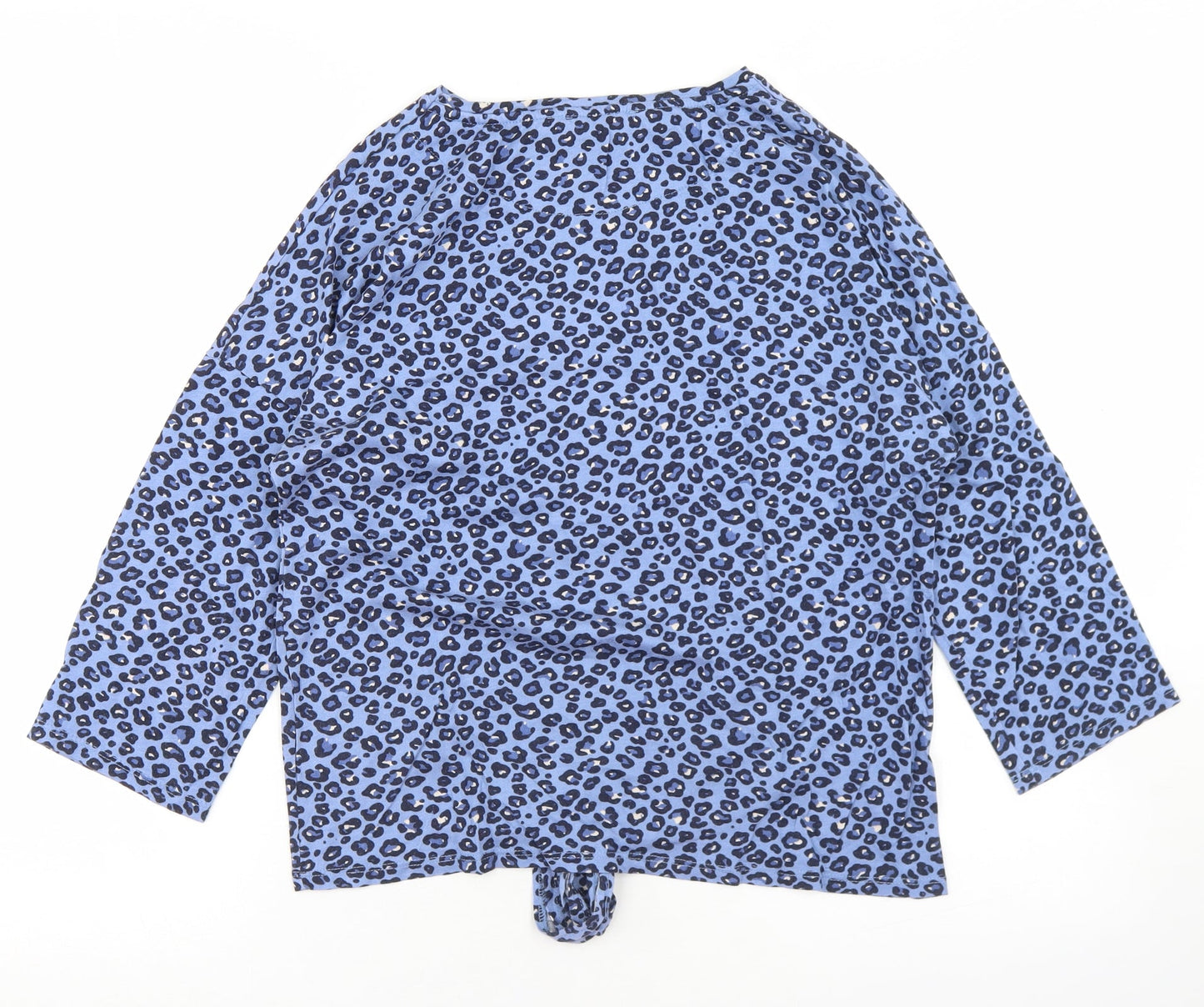 Womens UK Size 10 Principles Blue Basic T-Shirt