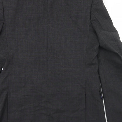 Mens UK Size 40 Burton Regular Grey Suit Jacket