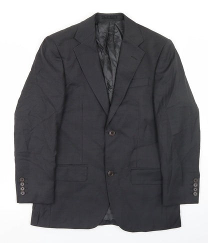 Mens UK Size 36 Lanificio Regular Grey Suit Jacket