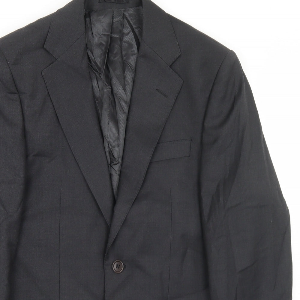 Mens UK Size 36 Lanificio Regular Grey Suit Jacket