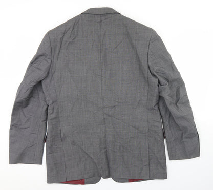 Mens UK Size 40 Marks and Spencer Regular Grey Suit Jacket