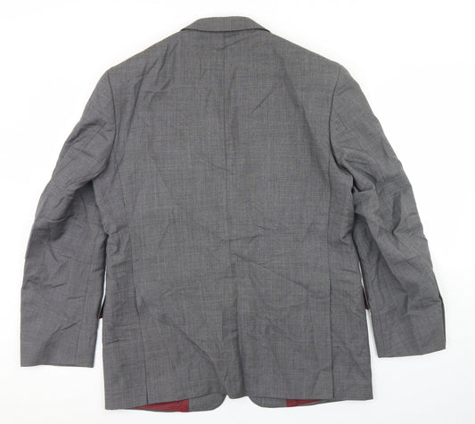 Mens UK Size 40 Marks and Spencer Regular Grey Suit Jacket