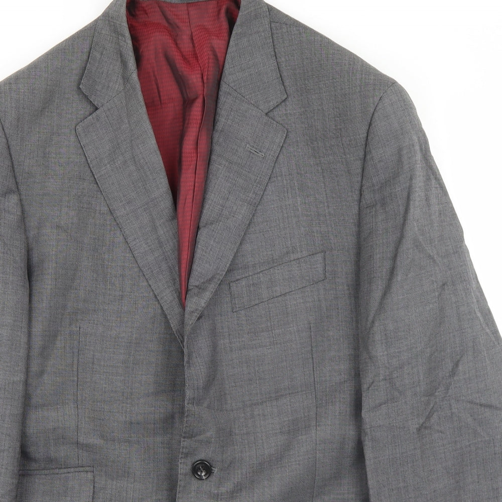 Mens UK Size 40 Marks and Spencer Regular Grey Suit Jacket