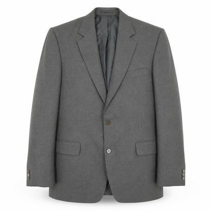 Mens UK Size 44 Pinstripe Regular Grey Suit Jacket