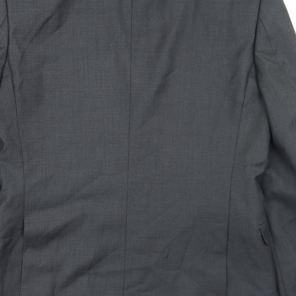 Mens UK Size 38 Burton Regular Grey Suit Jacket