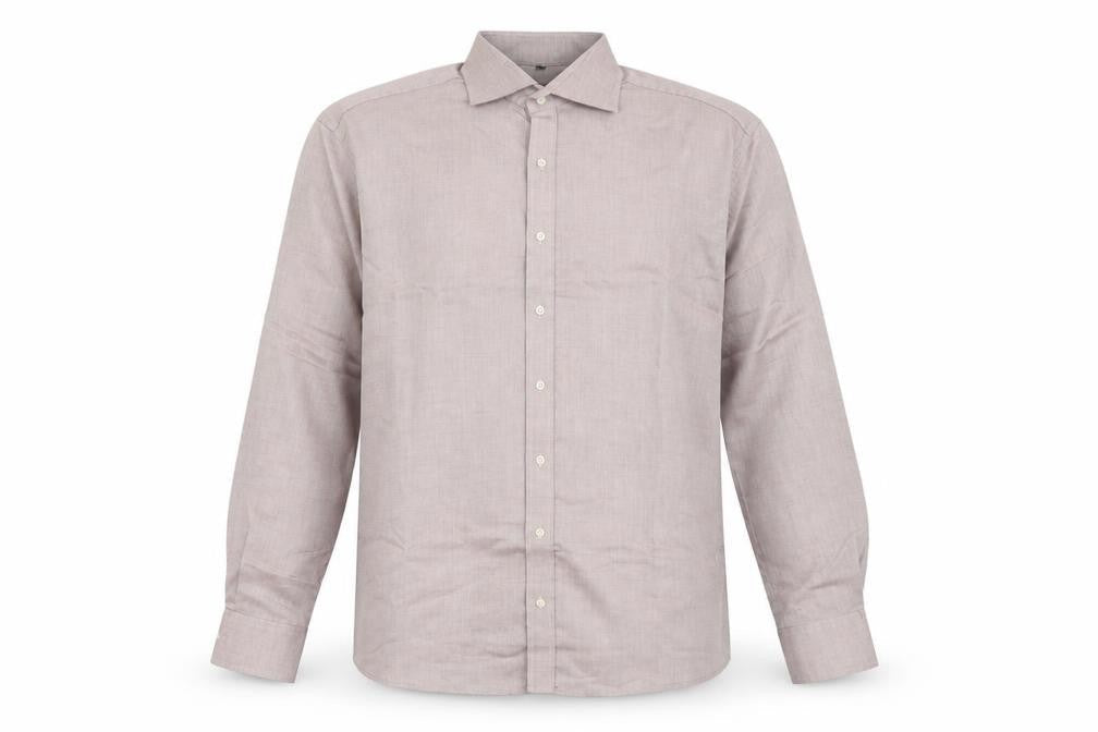 Mens UK Size 17 Eterna Purple  Button-Up Long Sleeve Casual Shirt
