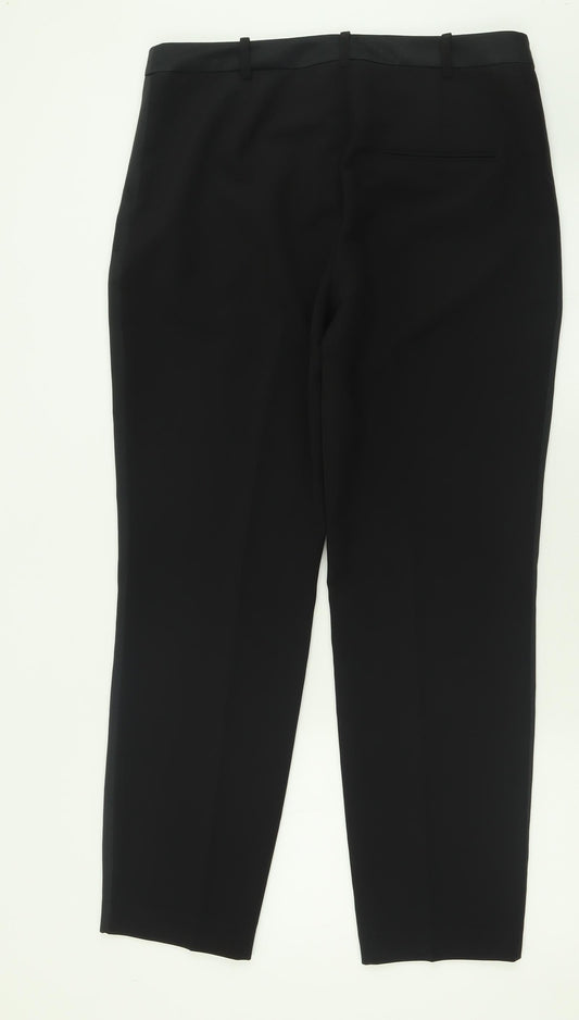 Womens UK Size 12 NEXT Regular Fit  Black Trousers