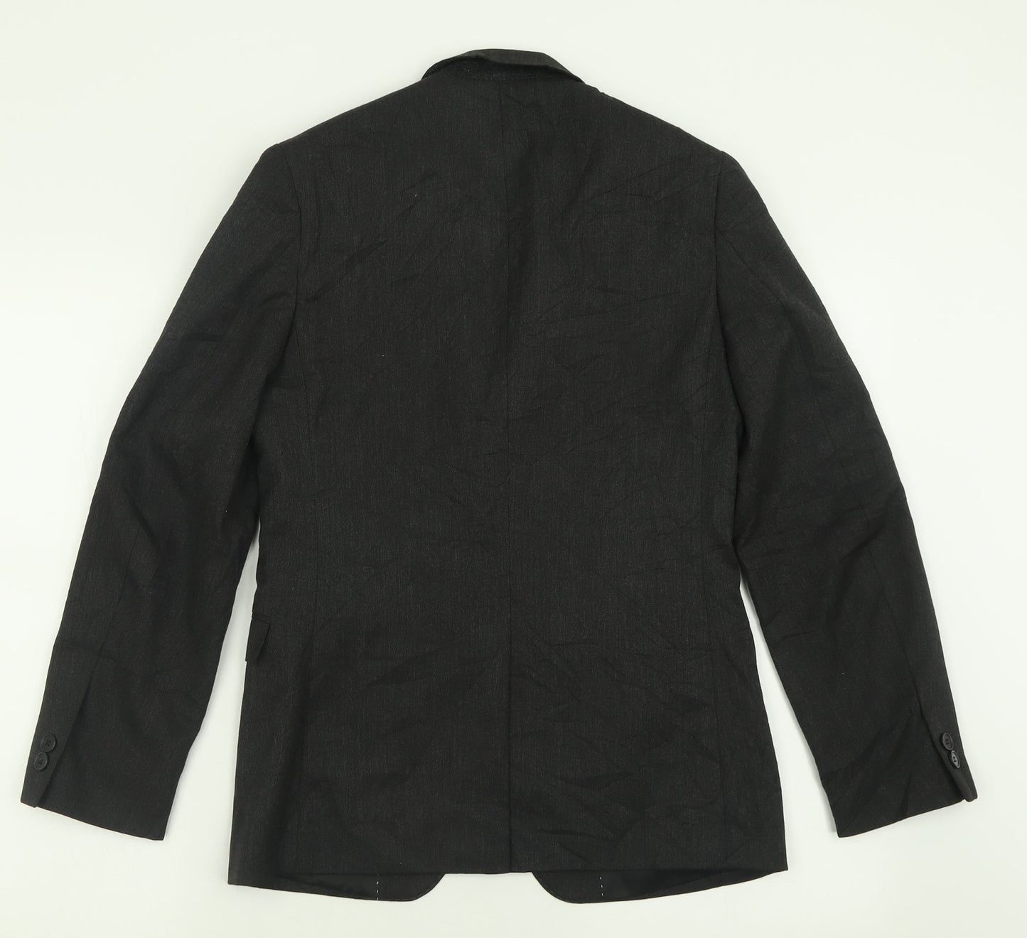 Mens UK Size 34 Moss London Regular Grey Suit Jacket