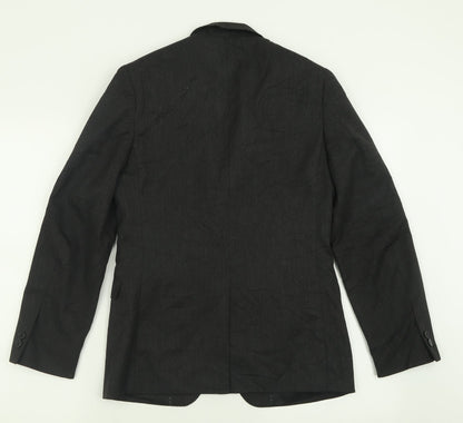 Mens UK Size 34 Moss London Regular Grey Suit Jacket