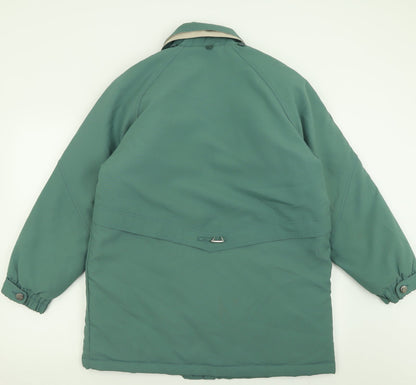London Paris New York Womens Green   Jacket Coat Size 18  Zip