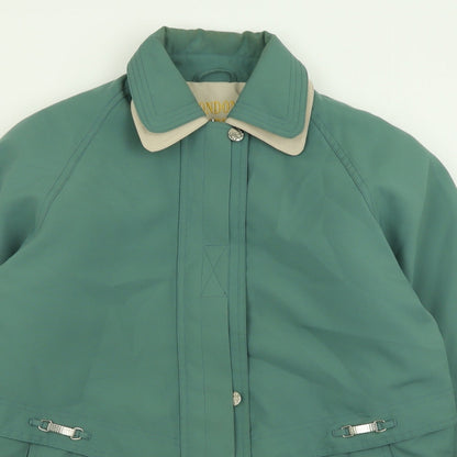 London Paris New York Womens Green   Jacket Coat Size 18  Zip