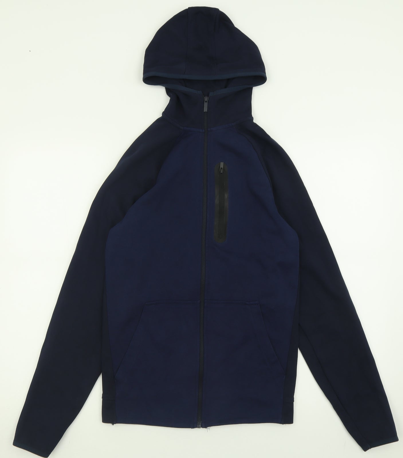 Mens UK Size XS Matalan Blue Full Zip Hoodie
