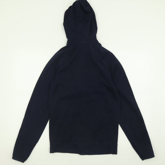Mens UK Size XS Matalan Blue Full Zip Hoodie
