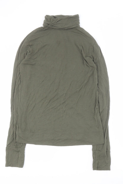 Womens UK Size L Mexx Green Basic T-Shirt