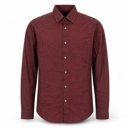 Mens UK Size S Ventuno Red  Button-Up Long Sleeve Casual Shirt