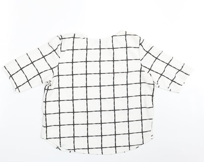Womens UK Size 8 Select White Basic Blouse