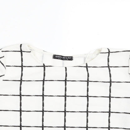 Womens UK Size 8 Select White Basic Blouse
