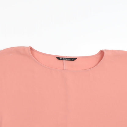 Womens UK Size 16 Dunnes Stores Pink Basic Blouse