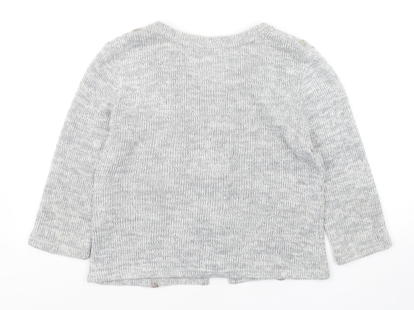 Womens UK Size M Per Una Grey Cardigan Jumper