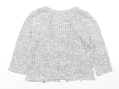 Womens UK Size M Per Una Grey Cardigan Jumper